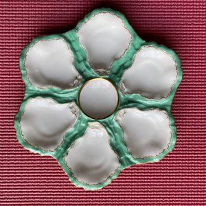 Rare Tiffany 6 Section Oyster Dish - Possibly Over 100 Years Old